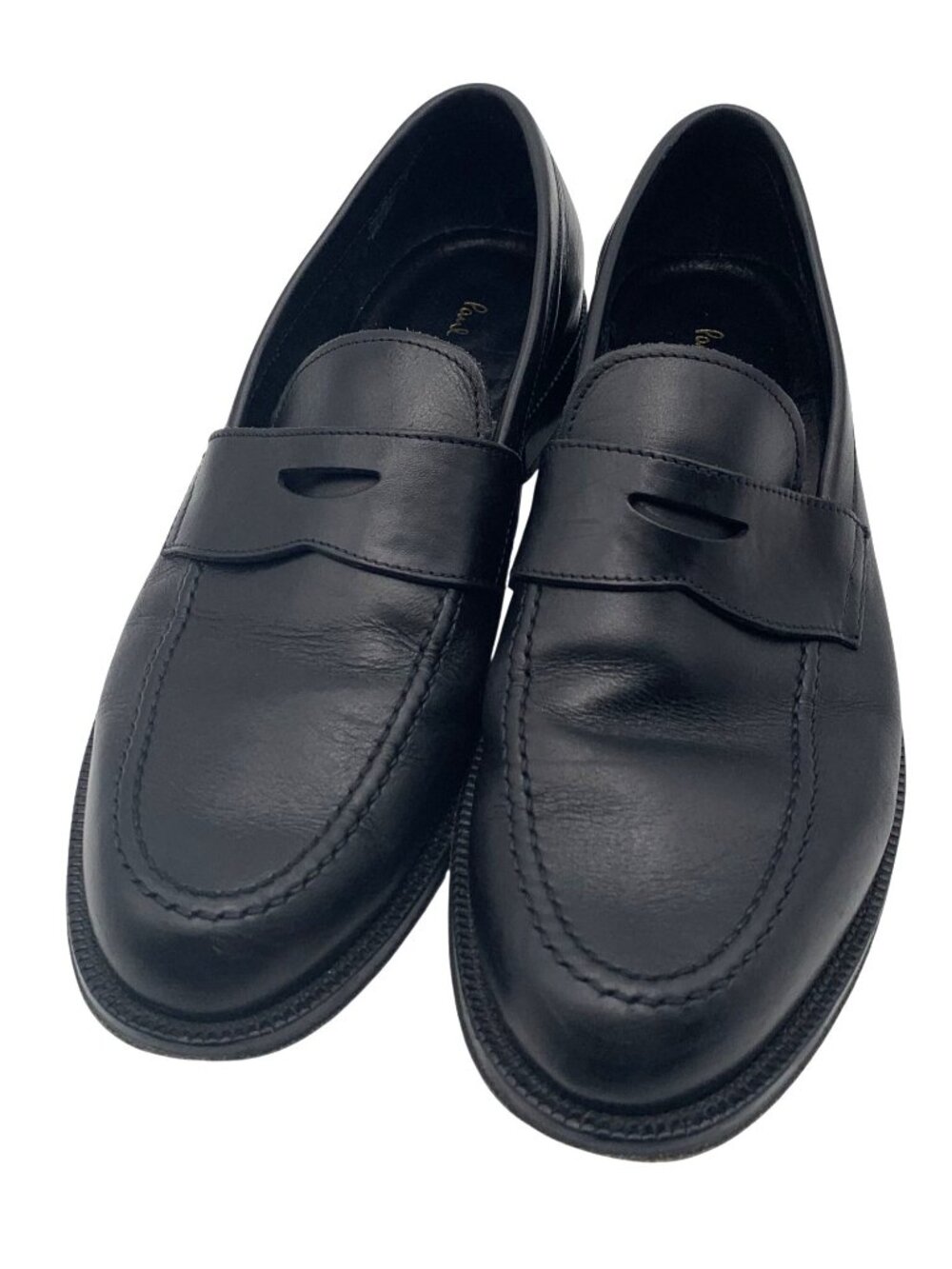 Paul Smith Black Leather Penny Loafers - Picture 2 of 10